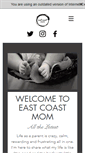 Mobile Screenshot of eastcoastmom.com